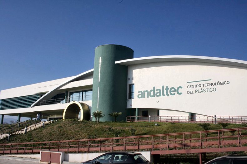 The Andaltec building, Plastics Technology Centre, with its green tower
